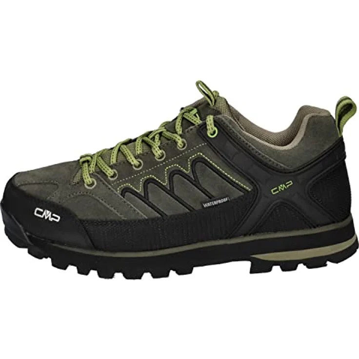 CMP Campagnolo Moon Low Trekking Shoes Waterproof, Herren Wanderschuhe mit Vibram XS Trek Sohle, knöchelfrei, Größe 44, Grün – Bild 2