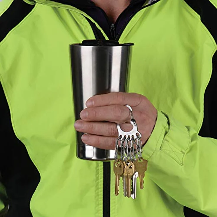 Nite Ize Bigfoot Locker KeyRack, Silber Schlüsselring, bis zu 15 Schlüssel – Bild 5