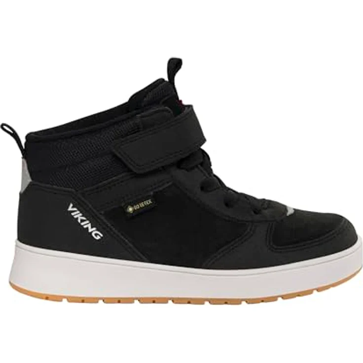 Viking Kid's Epic Mid GTX 1V, Wanderschuhe für Jungen, wasserdicht und atmungsaktiv, Schwarz – Bild 1