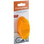 Prophete Speichenreflektoren fürs Fahrrad, Katzenaugen mit Sicherheitsclips, 4 Stück, orange