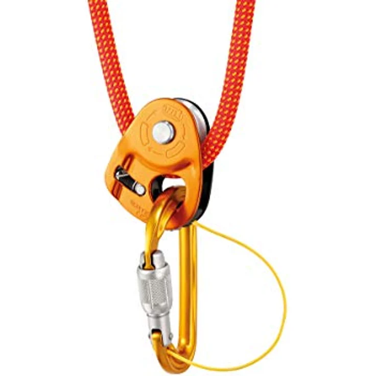 PETZL M39A TL SM'D, Ultraleichter asymmetrischer Karabiner mit Triact-Lock, Gelb – Bild 5