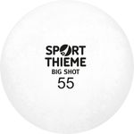 Sport-Thieme Tischtennisball Big Shot 55, Training Ball mit 55 mm Durchmesser, weiss