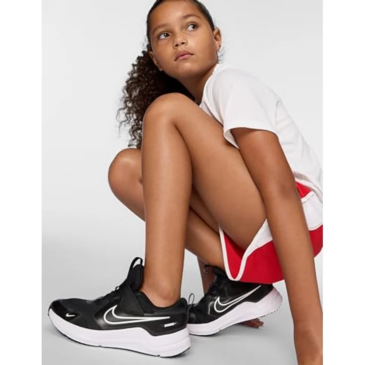 Nike Jungen Laufschuhe, atmungsaktives Mesh-Obermaterial, Schwarz, Größe 36 – Bild 2
