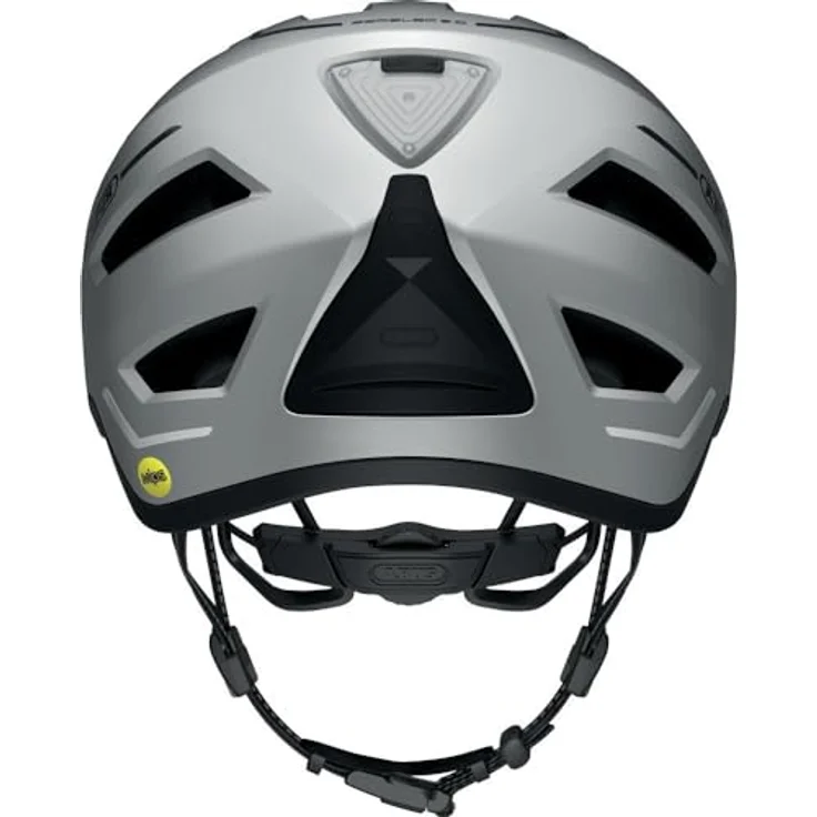 Abus Pedelec 2.0, Velohelm mit integrierter Regenhaube, für Kopfgröße 52 - 57 cm, besonders sicher im Stadtverkehr – Bild 2
