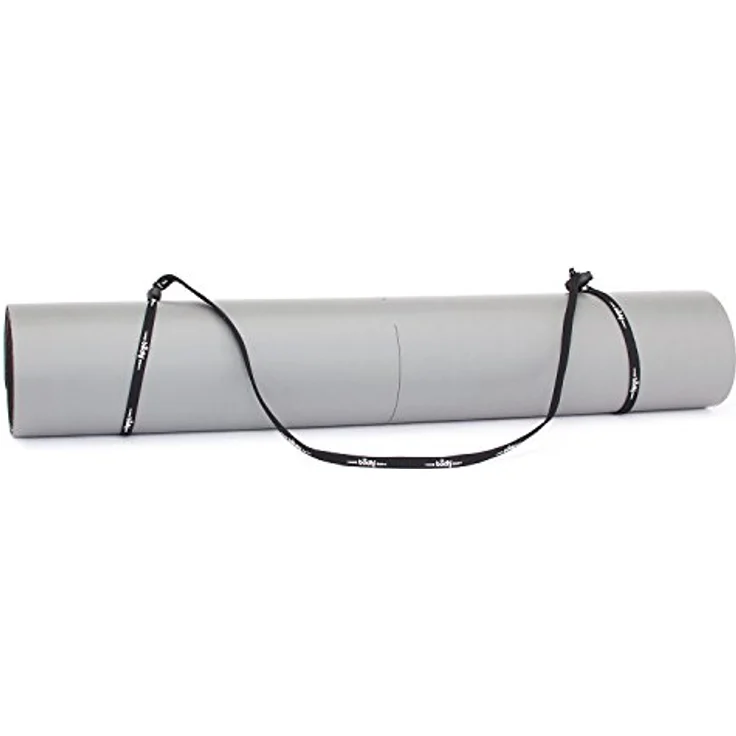 Bodhi | Universal-Yogamatten-Tragegurt | Trageband | Schwarz-Weiß | verstellbare Schlaufe | einfach und günstig | Gurt für Yogamatte – Bild 1