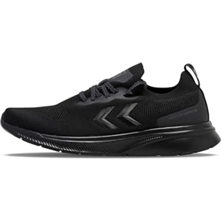 Hummel REACH TR FIT, Laufschuhe mit atmungsaktivem Strickobermaterial und stoßdämpfendem Schaumstoff, schwarz/schwarz, Größe 39 – Bild 1