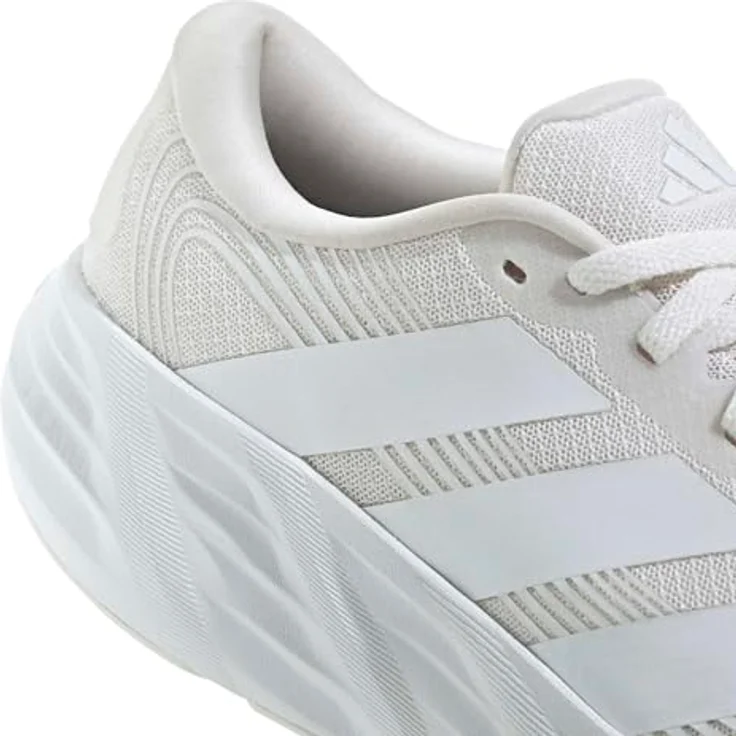 adidas Herren Galaxy 8 Laufschuhe, Cloudfoam-Zwischensohle, Cloud White/FTWR White, Größe 46 2/3 – Bild 5