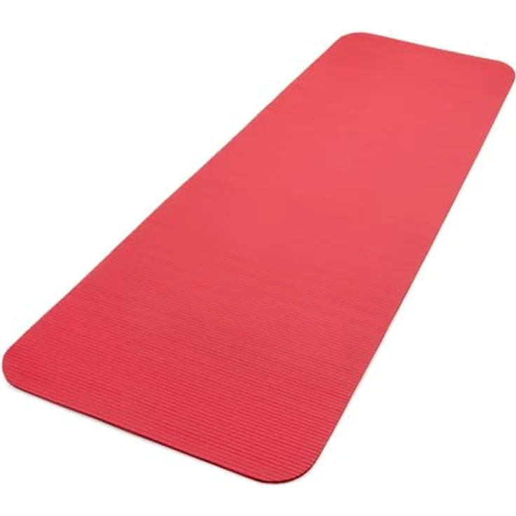 Reebok Training Mat - 7mm Schaumstoffpolsterung, griffige Oberfläche, rot – Bild 3