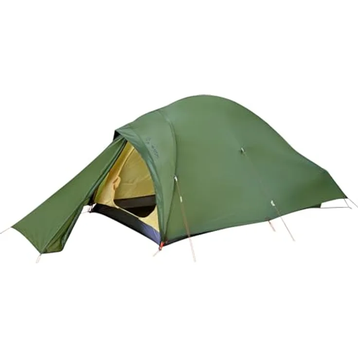 VAUDE Hogan UL 2P, Ultraleicht-Zelt mit 1 Apsis und verstellbarer Bodenbelüftung, klimaneutral