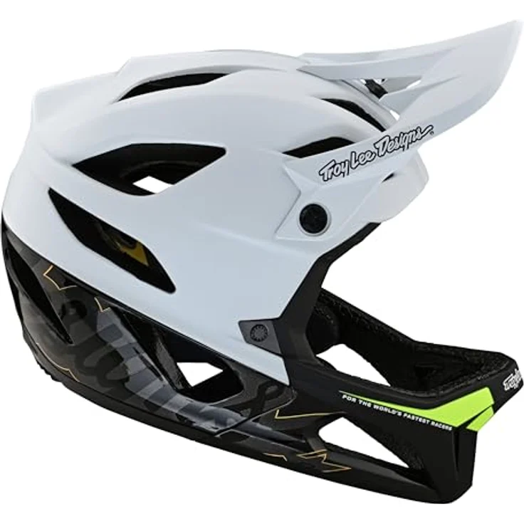 Troy Lee Designs Stage MIPS Helm, Mountainbike-Helm mit 14 Belüftungsöffnungen, Farbe: signature white, Größe: XL/XXL (60-63 cm) – Bild 5