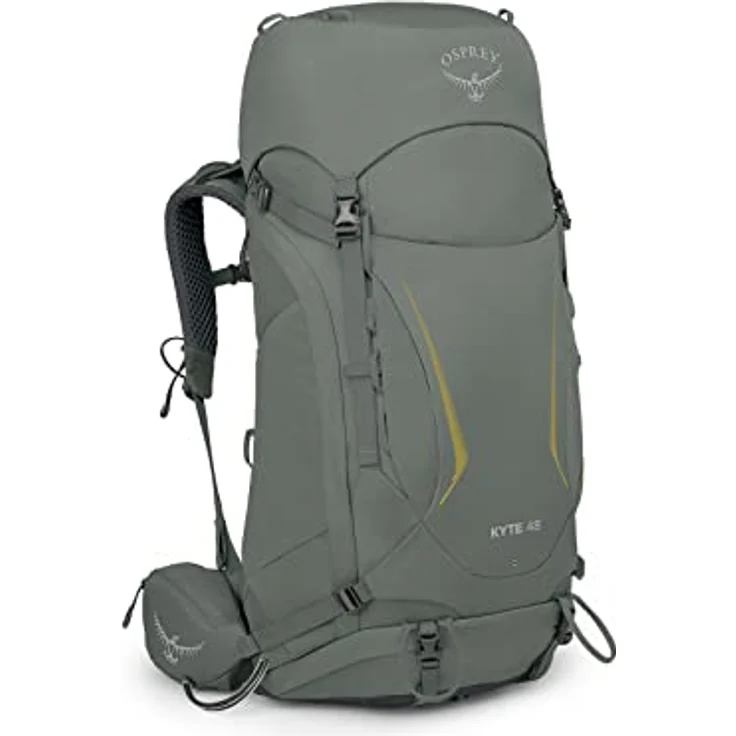 Osprey Kyte 48 Rocky Brook Green WM/L, Wanderrucksack mit einstellbarer AirScape Rückenplatte und integrierter Regenhülle – Bild 1