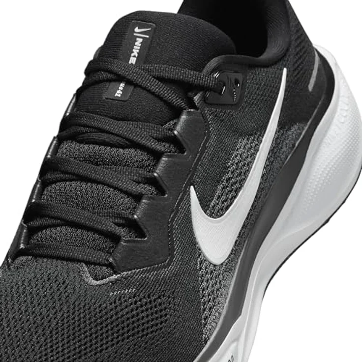Nike Pegasus 41, Herren Laufschuhe mit ReactX Dämpfung und Air Zoom Elementen, Weiss, Schwarz, Grau, Größe 45.5 – Bild 7