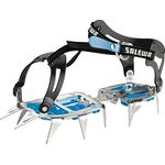 Salewa Alpinist Walk Steigeisen, 12-zackiges Universal Stahlsteigeisen mit Anstistollplatte, Größen für Bergschuhe 35-48 und Skischuhe 253-338mm