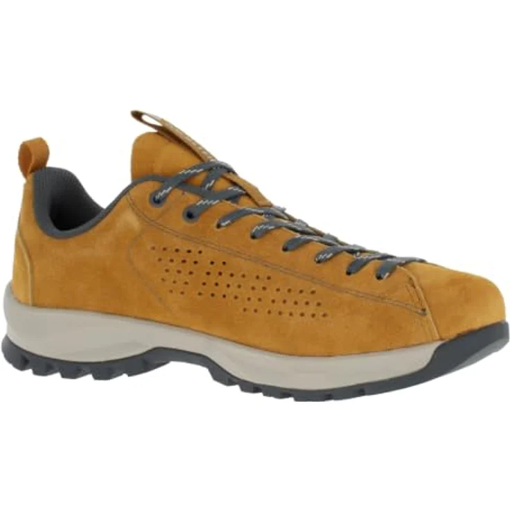 Dachstein Sölden LC, Herren Wanderhalbschuhe aus Wildleder mit atmungsaktivem Mesh-Futter und Vibram® Laufsohle, Mahagony, UK 9 – Bild 6