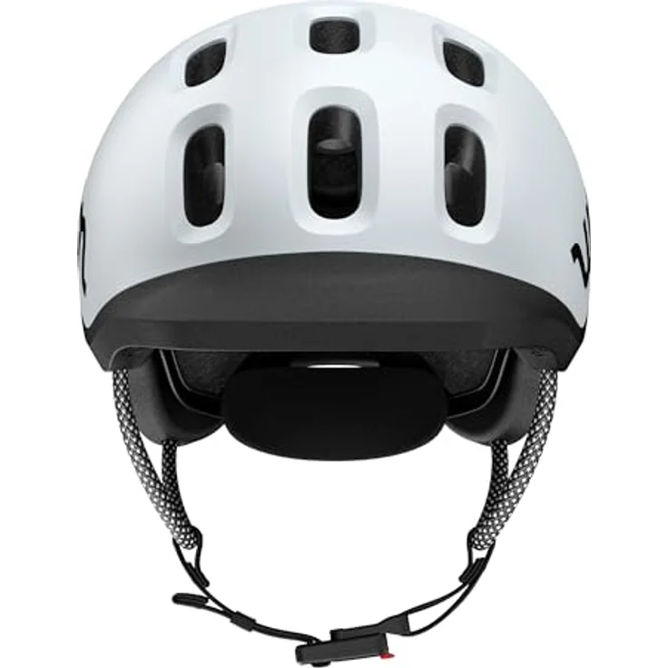 woom Ready Kids' Helmet, Verstellbarer Kinderhelm mit Reflektierenden Details für Fahrradfahren, Skaten und Scooten, Grau, Größe M – Bild 4