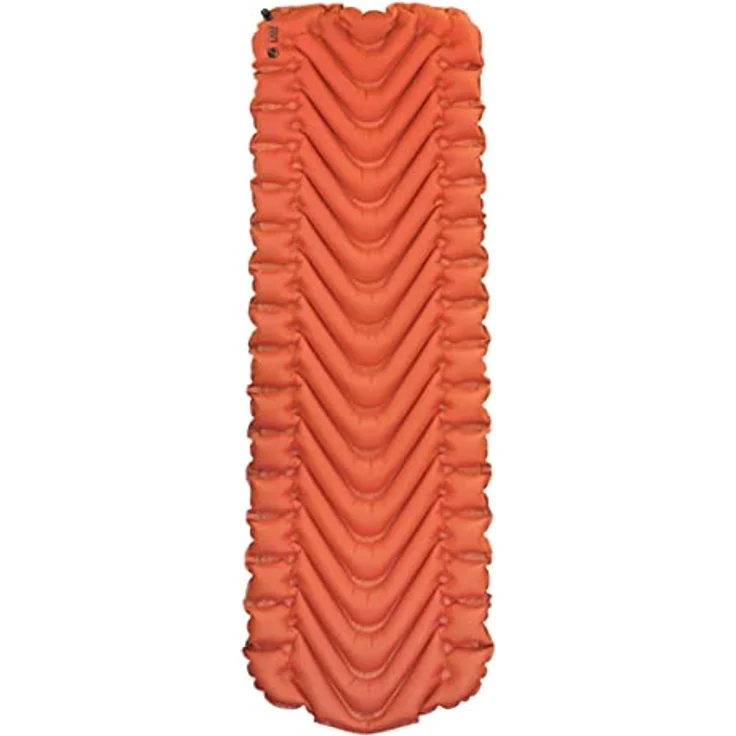 Klymit Isomatte Static V Camo, Isolierte selbstaufblasende Matratze mit verstärkter Isolation, Rot – Bild 6