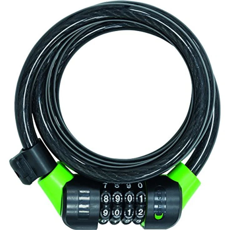 Abus CITADEL CC 180/10/C/B, Veloschloss mit 10 mm Stahlkabel und Zahlencode-Schließmechanismus, 180 cm Länge – Bild 2