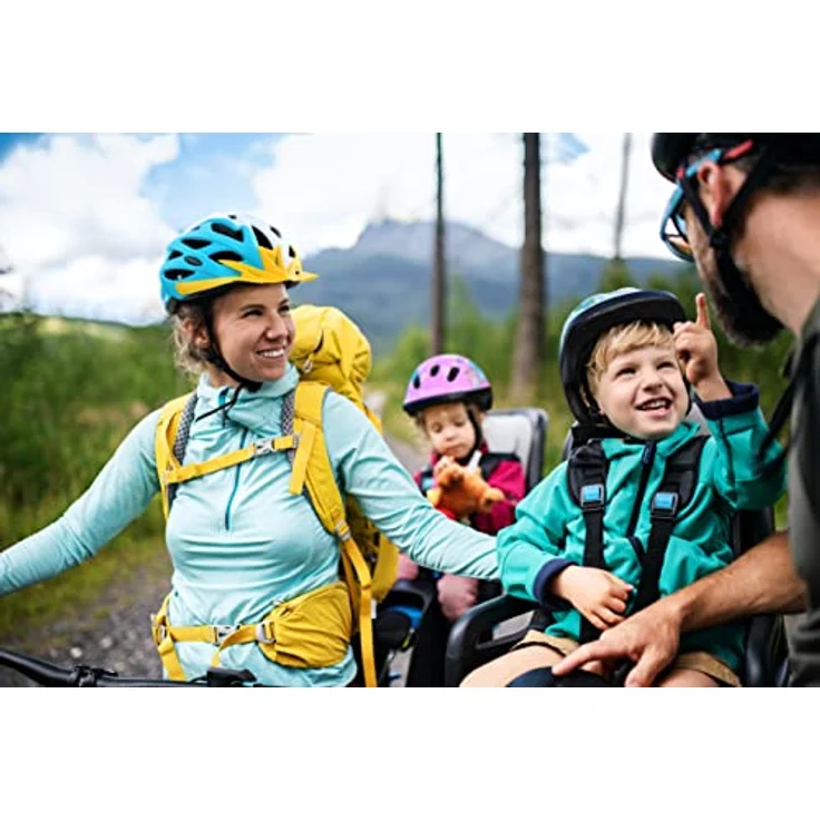meteor® Marven Fahrradhelm, multifunktionaler Helm mit LUFTDURCHLASS-System und HYGIENISCHEM Innenleben, für Herren, Damen und Kinder, ideal für MTB, BMX und Scooter, Schwarz – Bild 5