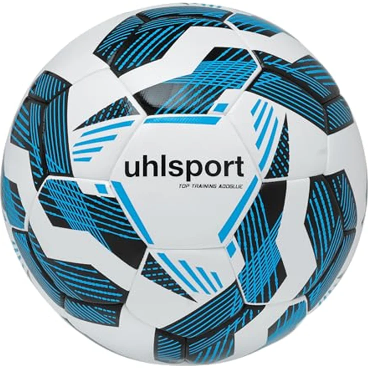 uhlsport Fußball Fairtrade Top Trainingsball mit Addglue-Technologie, Größe 5, 32-Panel-Konstruktion und hohe Haltbarkeit – Bild 1