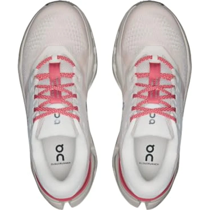 ON Running CLOUDRUNNER 3 OYSTER | CAMELLIA, Stabile Laufschuhe für Damen mit CloudTec®-Zwischensohle, atmungsaktiv, Größe 38.5 – Bild 2