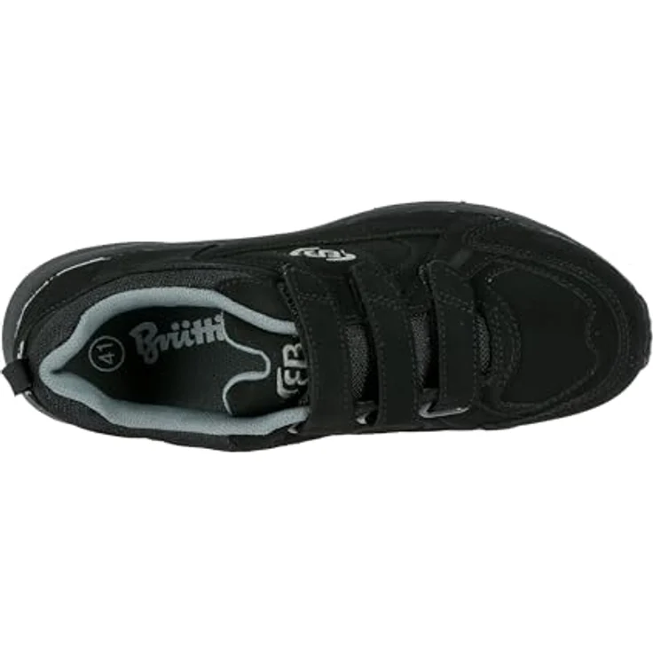 Lico Herren Wanderschuhe, robuste Outdoorschuhe mit Klettverschluss, Schwarz, Größe 43 – Bild 5
