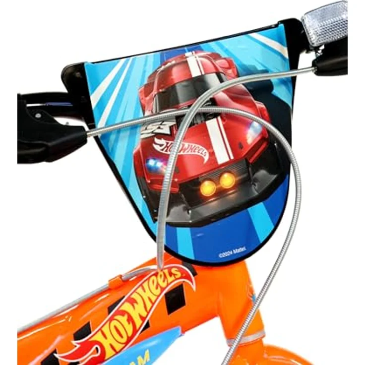 Dino Bikes Hot Wheels Kinderfahrrad 14", orange mit coolem Design – Bild 5