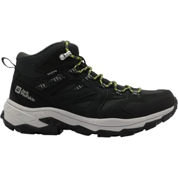 Jack Wolfskin Vojo Tour Texapore Mid, Herren Wanderschuhe, wasserdicht, atmungsaktiv, Schwarz, Größe 43 – Bild 2
