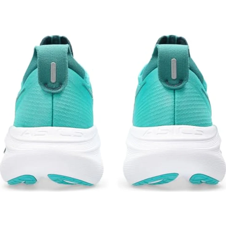 ASICS GEL-NIMBUS 27 Laufschuhe, maximale Dämpfung mit PureGEL-Technologie, Wave Teal/Saxon Green, Größe 44 – Bild 6