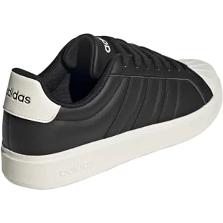 adidas Herren Streettalk Schuhe, Laufschuhe aus Synthetikleder, Core Black/Core Black/Off White, 46 2/3 EU – Bild 3