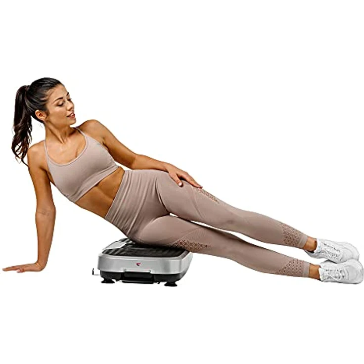 Christopeit Sport Vibro 3000 Vibrationsplatte - 20 Geschwindigkeitsstufen - Muskelaufbau, Koordination, Fettstoffwechsel – Bild 5