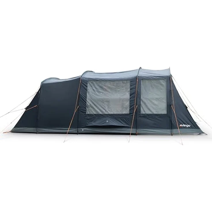 Vango Savannah 400, 4-Personen Zelt mit integriertem Vorzelt, 4000 mm Wassersäule, King Size Midnight Bedrooms, inkl. Zeltbodenschutz – Bild 4