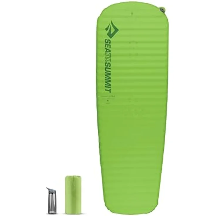 Sea to Summit Comfort Light Self Inflating Isomatte Large - Green - mit Delta Core-Technologie und rutschfestem Design, ideal für Wandern - 880 g – Bild 1