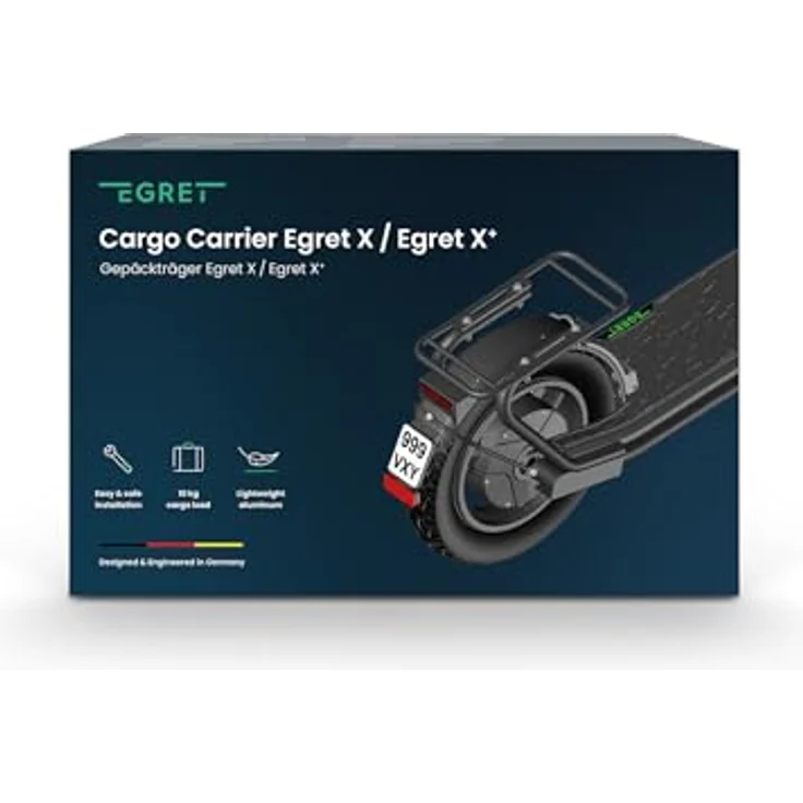 Egret Cargo Carrier Gepäckträger für E-Scooter, Aluminium, versandkostenfrei – Bild 5