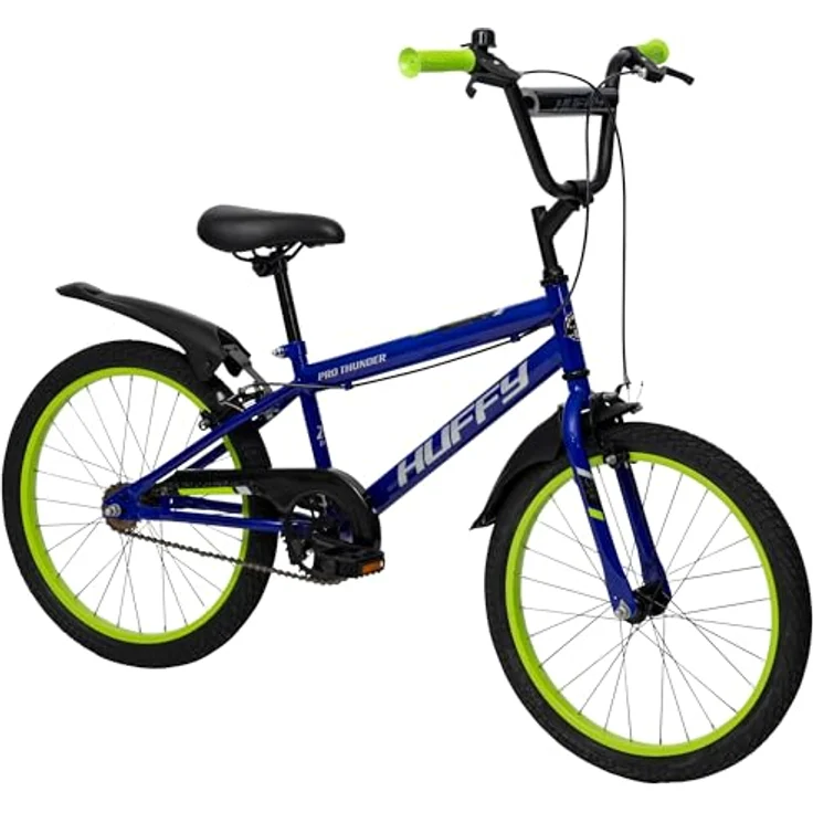 Huffy Pro Thunder 20" Kinderfahrrad, blau, für 5-9 Jahre mit Stahlbremsen und BMX-Style – Bild 1