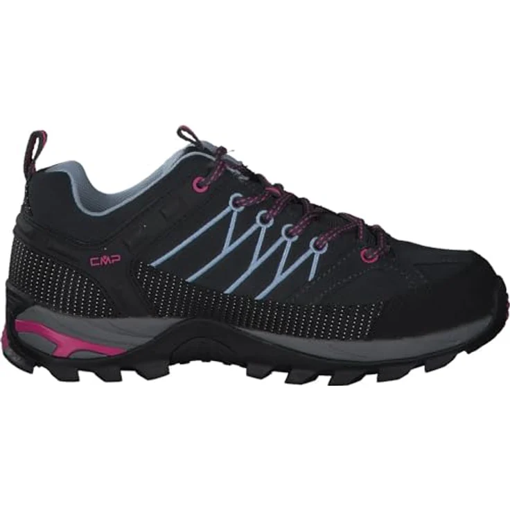 CMP Rigel Low 3Q13246, Damen Trekking Schuhe, wasserfest mit Clima Protect® und CMP FullOn GRIP, schwarz – Bild 4