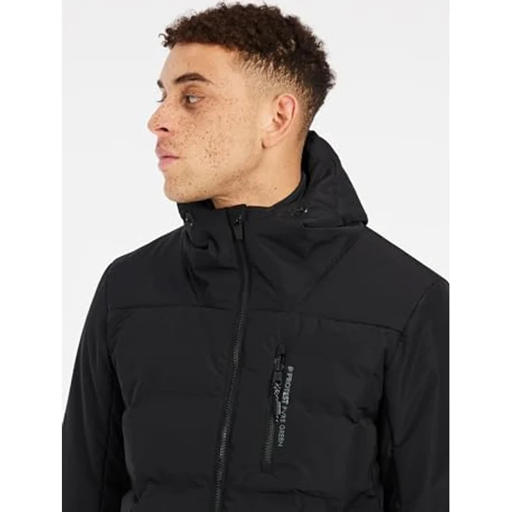 PROTEST PRTSUPERIOR24 Snow Jacke, 10K wasserdicht, atmungsaktiv, Farbe True Black, Größe L – Bild 2