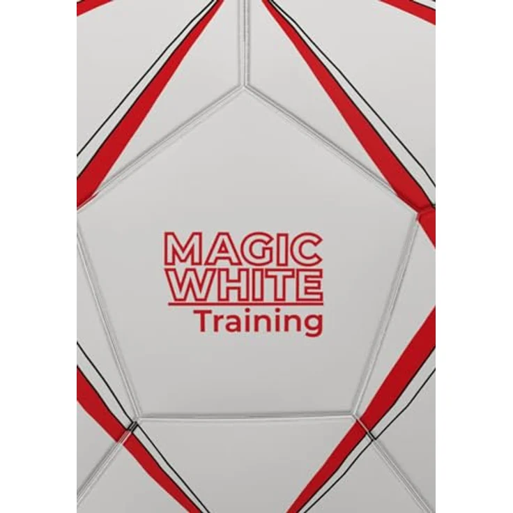 Erima Handball Magic White Training, idealer Einstiegshandball für harzfreie Hallen, 0,9 mm PU Obermaterial, Dual Shock System, optimierter Rücksprung – Bild 4