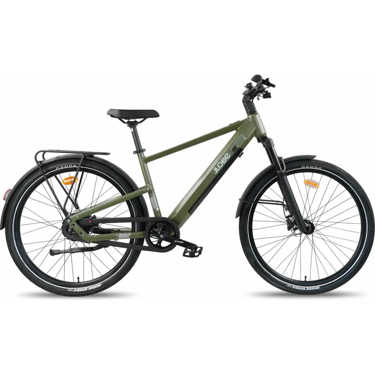 LLobe CityVenture E-Bike 28" Vermont RM, 250W Bafang Hinterradmotor, 36V/13Ah Akku, hydraulische Scheibenbremsen, 100 km Reichweite