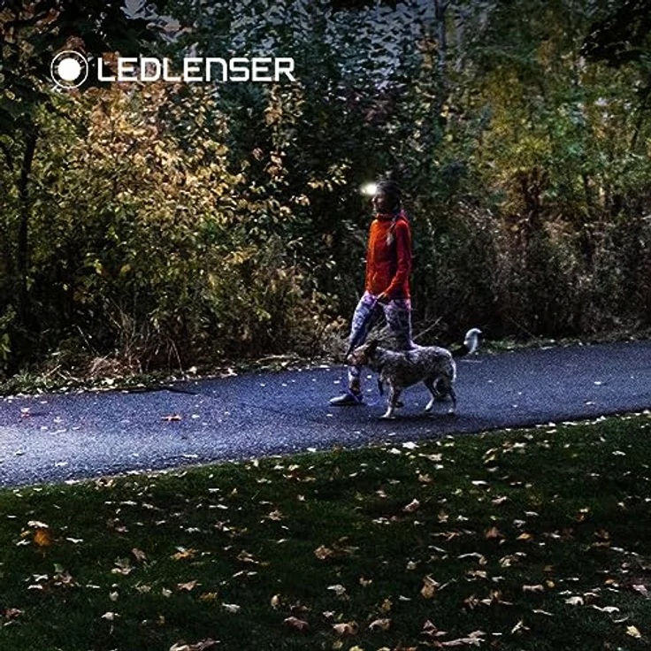 Ledlenser HF6R Core, aufladbare Stirnlampe mit 800 lm Lichtleistung, Digitalfokus und rotem Frontlicht, schwarz – Bild 5