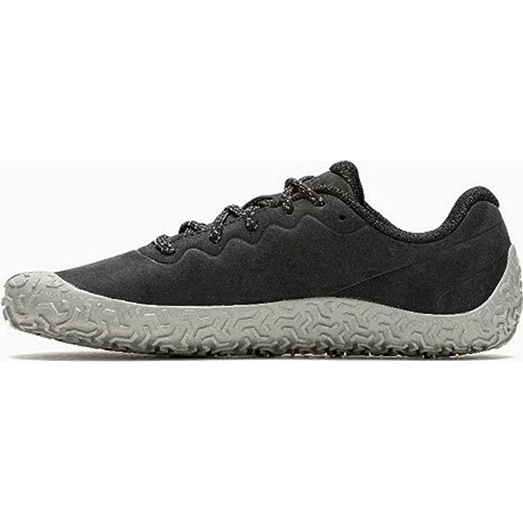 MERRELL Damen Laufschuhe Vapor Glove 6 LTR, Leder, schwarz, flacher Absatz, Vibram® EcoStep-Außensohle, Geruchsreduzierende Innensohle – Bild 4