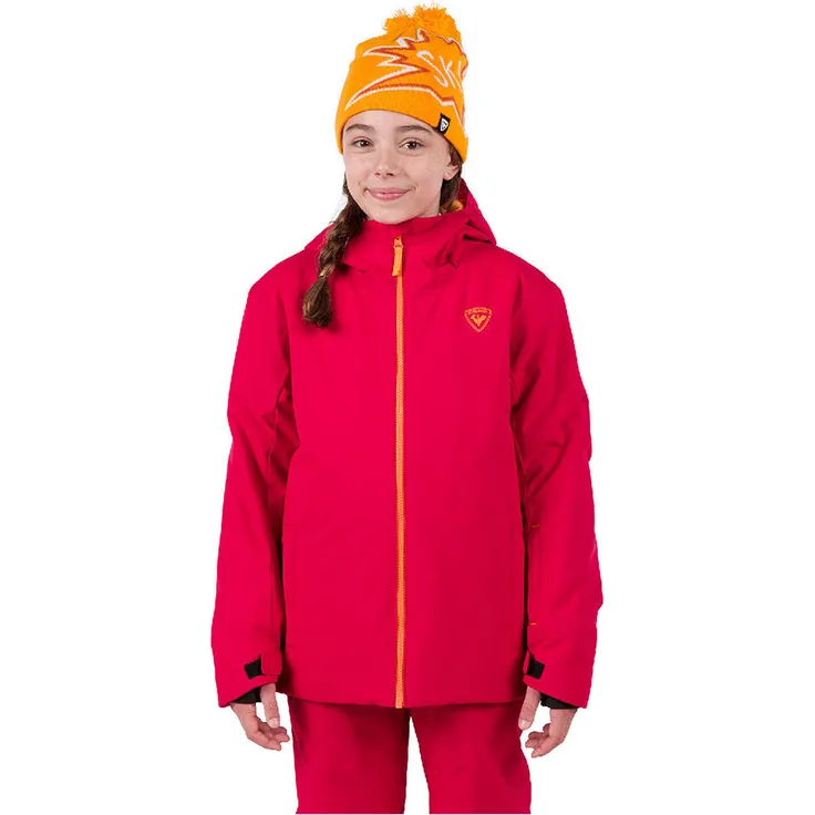Rossignol Strawpile Jacke, wasserdicht und atmungsaktiv, Isolierung 160/100 g, rot, 14 Jahre, für Jungen