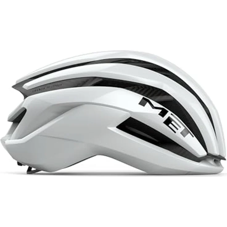 MET Trenta 3K Carbon White | Glossy, Fahrradhelm mit Mips Air Node und Safe-T Orbital-System, Größe S – Bild 3