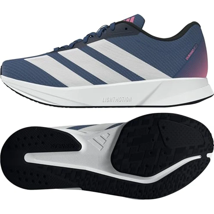 Adidas Duramo RC2 Laufschuhe Damen, gepolsterte Ferse, LIGHTMOTION Zwischensohle, griffige Adiwear Außensohle, Größe 38 2/3 – Bild 9