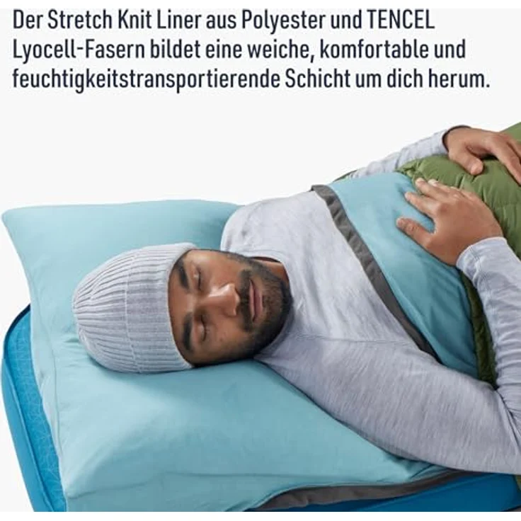 Sea To Summit Comfort Blend Sleeping Bag Liner, rechteckig, leicht mit 354 g, aus Polyester und Tencel für optimalen Komfort – Bild 2