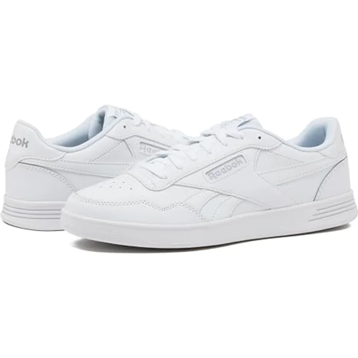 Reebok Court Advance In White Sneakers, Trittsichere Sohle aus Leder und Synthetik, 5 UK / 37.5 EU / 6 US – Bild 6