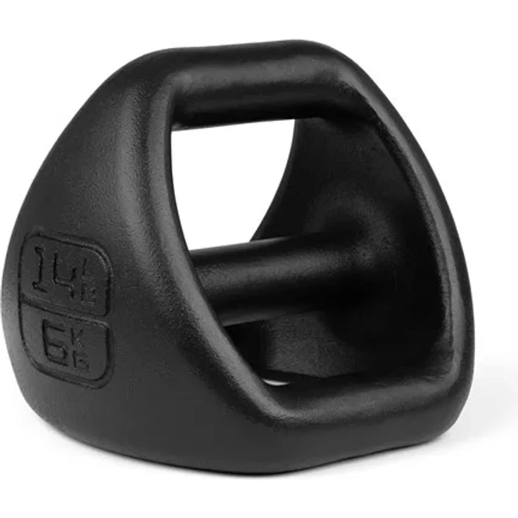 TRX YBell Pro 6 kg, Vielseitiges Trainingsgerät aus langlebigem Gusseisen, Schwarz