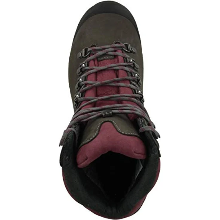 Hanwag Tatra II Lady GTX, Wasserdichter Trekkingstiefel mit GORE-TEX, Farbe asphalt/dark garnet, Größe 37.5 (UK 4.5) – Bild 2