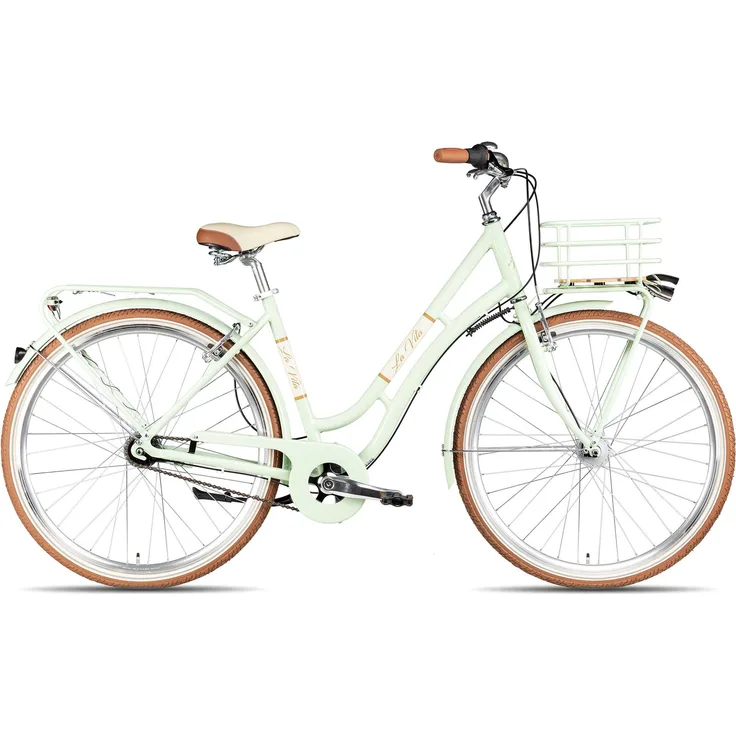 MAXIM La Vita Nexus 28 Zoll Citybike, Türkis, Aluminiumrahmen, Nabenschaltung mit Rücktritt, Straßenausstattung