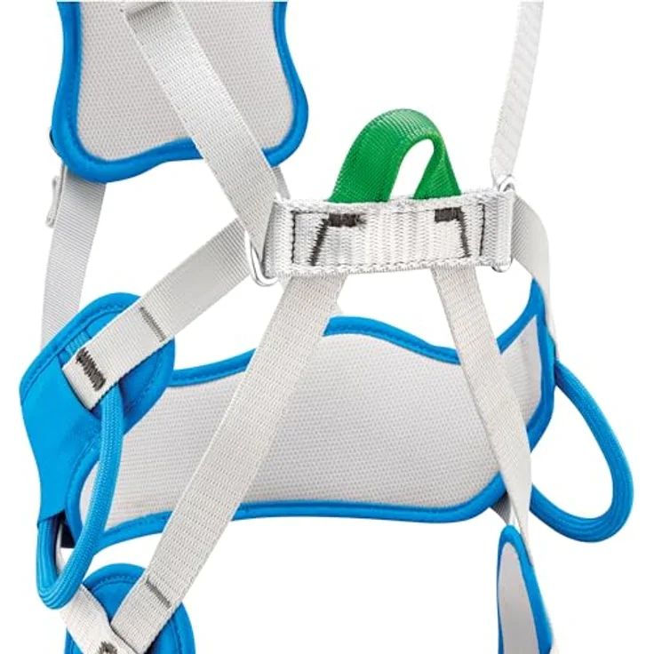 PETZL OUISTITI Klettergurt für Kinder, Blau, Einheitsgröße bis 30 kg, optimaler Tragekomfort mit halbstarrer Konstruktion – Bild 4