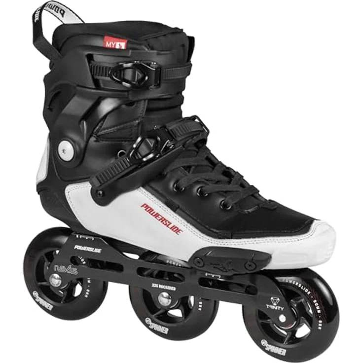 Powerslide Tau 90, Inline Skates mit 3-Rollen-System, TRINITY Montage und MYFIT Innenschuh, Größe 45 – Bild 2